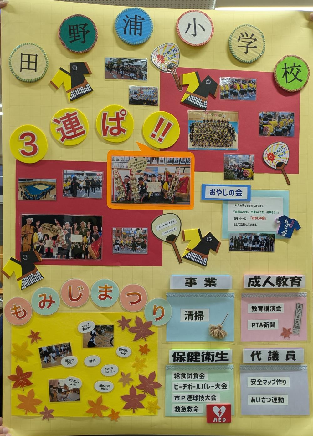 R7田野浦小学校ＰＴＡ壁新聞