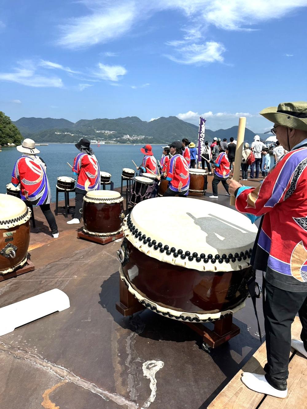 応援水泳　舟橋