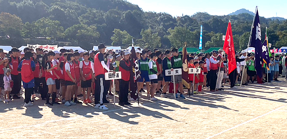 11〇開会式 選手整列トリ